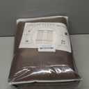 KEQIAOSUOCAI Brown Pinch Pleated 60 Inch Wide Curtains 60 x 102, Thermal Insulated Noise Cancelling Living Room Office Drapes 102 Inches Long, Patio Sliding Glass Door Window Curtain 2 Panels