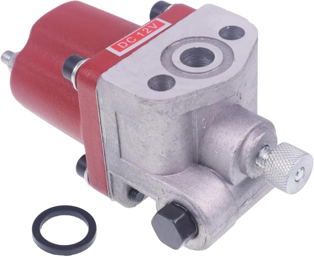 12V Single-Plunger Fuel Shut Off Stop Solenoid Valve 3035344 3054291 134074 AR5499 for Cummins NTA855 N14 M11 K38 K50 PAI 180208 Engine