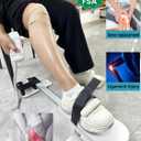 FSA/HSA Eligible Electric Knee Glide for Knee Replacement Recovery Aids Kit Knee Therapy Exercise Strengthening Equipment for PCL ACL MCL Knee Surgery Before and After White
