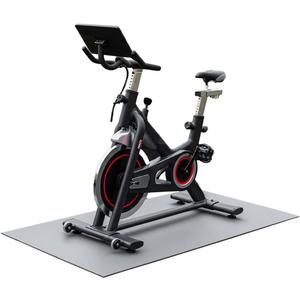 Rubber-Cal TFS-121 Exercise Bike Mats - 5mm x 4ft x 6ft - Light Brown