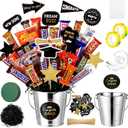 Yungyan 123 Pcs Graduation Candy Bouquet Kit 2026 Graduation Gift DIY Money Metal Bucket Bouquet Kit Class of 2026 Cash Snack Flower Congrats Grad Gifts for College High School Grads