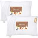 KeaBabies Muslin Toddler Pillowcase 13x18 Only 2-Pack Organic Cotton Muslin Pillow Case for Kids, Girls, Boys, Small Travel Size Cover, Soft & Breathable Toddler Pillow Sold Separately (Soft White)