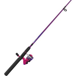 Zebco Splash Junior Spinning Reel and Fishing Rod Combo, 4-Foot 2-Piece Fishing Pole, Changeable Right- or Left-Hand Retrieve, Pre-Spooled with 6-Pound Zebco Line