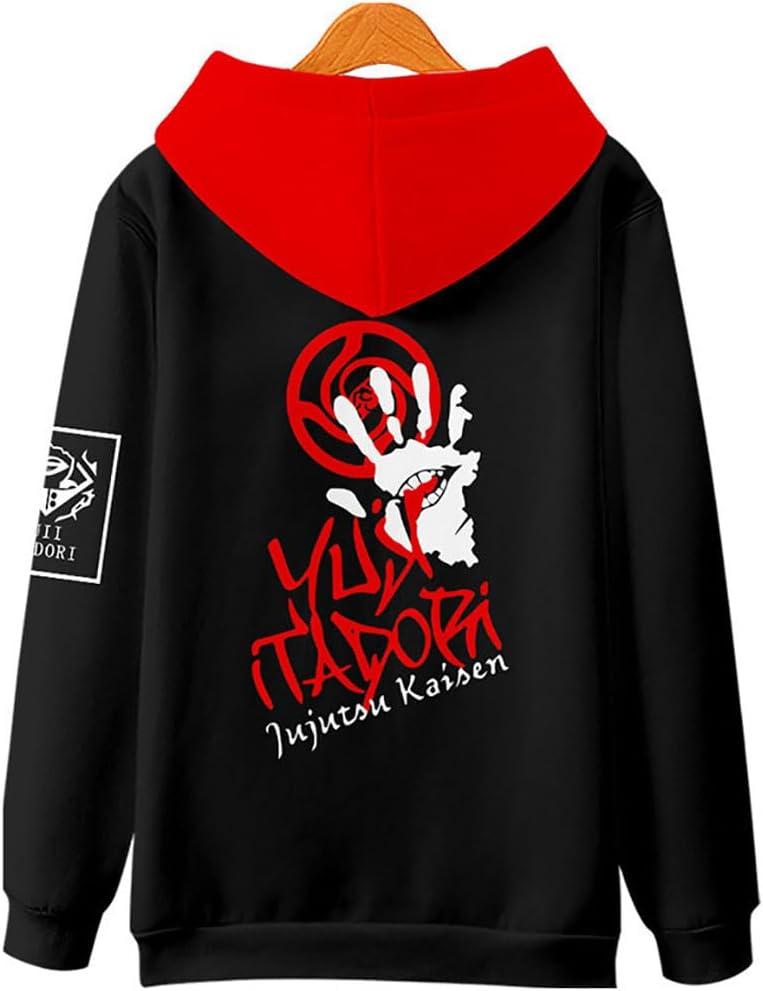Satoru Pullover Hoodie JJK Cosplay Hoodie 3D Novelty Unisex Hooded (XLL)