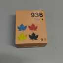 Amazink Compatible Replacement Ink Cartridge for HP 936XL Ink. Works with 9110b 9122e 9125e 9128e 9135e Printers. 4 Pack Black, Cyan, Magenta, Yellow