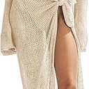 LANNEW Women's Swimsuits Cover Ups for Crochet Bathing Suit Hollow  Bikini Coverup Beach Swimwear, 1 Out of 2( Pants Only)