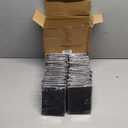 Qilery 50 Pack Lined Spiral Notebook Small Notepad and Pen Set Steno Pads Lined Notepad Black Pocket Notebook for Business Office School Supplies