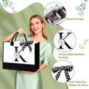 Awfrky Birthday Gifts for Women, Personalized Christmas Gift for Women, Monogrammed Initial Gift for Her Mom Grandma Teacher Wife Friend Daughter Sister Girlfriend, Get Well Thank you Gifts (K)