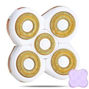 5 Blades Women Shaver Replacement Heads for Head Shaver and Many Brands 5 Blades Replacement Shaver Head Blade 5 Heads Beard Electric Razor Shaver Head