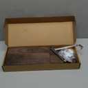 MITIME Floating Shelves Set of 3 Rustic Solid Wood Floating Shelf Wall Storage Shelves for Living Room, Bedroom, Bathroom, Kitchen Laundry, Office.no Drill Shelf.(Retro Color L+M+S)