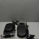 Universal Wheelchair Footrest with Comfort Foam Cushion - Adjustable Lift & Extendable Anti-Slip Foot Plate, Foldable Quick Release for Transport Chairs (Black 1 Pair) LK3JELR T94 Models Compatible