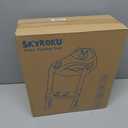 Potty Training Seat SKYROKU Potty Training Toilet with Step Stool Ladder, for Kids Boys Girls Toddlers - Comfortable Safe Potty Seat with Anti-Slip Pads Ladder 8838-Grey