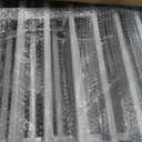 8 Panels Full Matel Freestanding Dog Gates with Door, 192"Extra Wide 32"Tall Free Standing Dog Pet Gate for Indoor & Outdoor. Foldable Pet Fences for Doorways, House, Stairs, Porch, Deck, Yard (White)