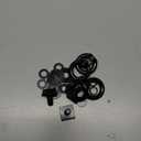 Elsjoy 8 Pack M8 T Track Mount Tie Down Anchor for Roof Rack, Stainless Steel T Bolt Eye Nut Tie Down Rings, Black M8 T Track Bolts Eye Bolts with Nuts for Holding Bungee Cord Rope