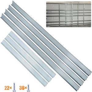 Heavy Duty Garage Door Reinforcement Struts - Ultimate Hurricane, Storm, Snow, and Wind Protection, Garage Door Braces, Reinforcement Kit, DIY & Professional Installation(16FT(4+3) Strut)