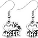 Infinity Collection - Cheer Earrings - Cheer Jewelry for Cheerleaders, Teams, Moms, and Coaches - Non-Tarnish Giftable Accessories