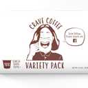 Crave Beverages Flavored Coffee Pods Sampler, Compatible with 2.0 K-Cup Brewers, Assorted Variety Pack, 100 Count (EXP 03/25/27)