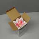 SNAIL GARDEN 24PCS 5.5" Large Fake Lilies Flower Heads with Realistic Stamens,24PCS Pink Artificial Flower Heads, Bulk Silk Flowers for Crafts, Cake Decorating, Wedding Party Wreath, Home Decor