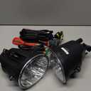 Nixon Offroad Fog Light Set for 2001-2007 Toyota Sequoia, 2000-2006 Toyota Tundra (Not Fit Steel Front Bumper Models) w/Bulbs + Wiring Kit + Switch, Driving Fog Light Assembly Clear Lens