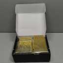 Dealusy 200 Count Heavy Duty Gold Plastic Silverware, 100 Forks, 50 Spoons, 50 Knives, BPA-Free, Heat Resistant, Disposable Plastic Utensils Set Cutlery Set, Plasticware Bulk