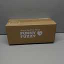 FUNNY FUZZY Pet Couch Covers for Sofa, Dog Couch Bed Washable Plush Pets Mat for Furniture Protector Cream Square Plaid Cozy Sofa Pad for Cats, Black (33.5"L x 30.5"W x 5.5"Th)