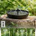 POPOSOAP Solar Pond Filter with Fountain Pump, 4W Solar Fountain Pump with Pond Filter Kit, Solar Water Pump with Nozzles & PVC Tubing for Bird Bath, Water Garden, Fish Tank & Backyard Decor P3035