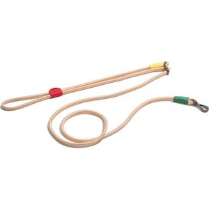 Wild One Hands-Free Adjustable Rope Dog Leash, Standard: 4' to 8.5' Long, .5" Wide, Adjustable for Crossbody, Waist & Handheld, Tan