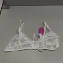 Avidlove Sexy Lingerie Set for Women Lace Bra Sheer Babydoll Outfits XL (White)