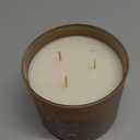 Colonial Candle Iced Gingerbread Scented Jar Candle, Pop of Color Collection, 3 Wick, 14.5 oz - Up to 60 Hours Burn