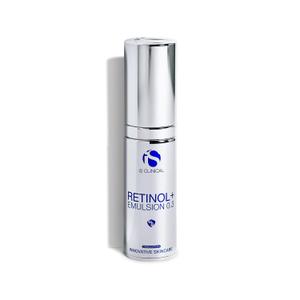 iS Clinical Retinol+ Emulsion 0.3, reduce fine lines and wrinkles, smooths appearance, helps brighten complexion