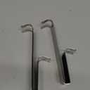 Cerbonny Shower Door Hooks (10 Inch), 2 Pack Extended Towel Hooks for Bathroom, Over Door Hooks, Shower Hooks for Frameless Glass Door, Silver