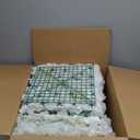 Artificial Flower Wall Backdrop 16pcs 16.5x16.5 Inch Silk Rose Floral Wall Panel Ideal for Wedding Celebrations, Festive Party Backdrops, and Elegant Home Decor-White