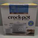 Crock-Pot Locking Lid 6qt Cook and Carry Programmable Slow Cooker Moonshine Green (Grey)