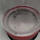 OVENTE Electric Kettle, 1.5L Borosilicate Glass Countertop Water Heater and Boiler for Coffee or Tea, BPA-Free, Auto Shut-Off, Boil-Dry Protection, Removable and Washable Spout Filter, Red KG83R