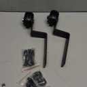 skysen Heavy Duty Sliding Barn Door Hardware Single Track Bypass Double Door Kits Roller Set (Bypass J Hanger Set)