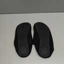 ATHMILE House Slippers for Women Men Indoor Barefoot Slippers Socks Furry Slip on House Shoes Cozy Comfy for Home Bedroom Travel Yoga (9-10 Women/8-9 Men, Black)