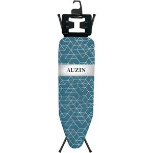 AUZIN Ironing Board Full Size (50 x 14), 7 Adjustable Heights, Heavy Weight Tested, Space Saving Iron Board with Thick Layer Pad, Easy Storage for Compact Living