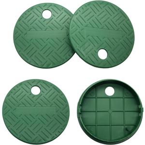 Sprinkler Valve Cover, Utility Box Cover, Rainbird Sprinkler Cap, Water Valve Cap, Irrigation Control Covers For Outside, Durable Plastic, Easy Install For Garden Outdoor Lawn Yard Sprinklers