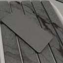 Large Stone Dish Drying Mat for Kitchen Counter, Quick Dry Stone Dishes Mats,Foldable Water Absorbing Diatomaceous Earth Drying Organizer Pad for Plate Rack Bottles Utensils(Dark Gray 24"16" & 8"x4")