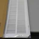 HVAC Premium 16 x 25 Duct Opening Steel Return Air Filter Grille, for 1-inch Filter, Removable Door, Flat Stamped HVAC Vent Cover Grille, Outer Dimensions 18.5 x 27.5