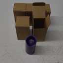 Cindeer 2 x 6 Inch Flameless Advent Candles Set of 5 LED Advent Pillar Wreath Candles Battery Operated Purple Pink Flameless Votive for Seasonal Celebration Rituals Festival Church Decoration