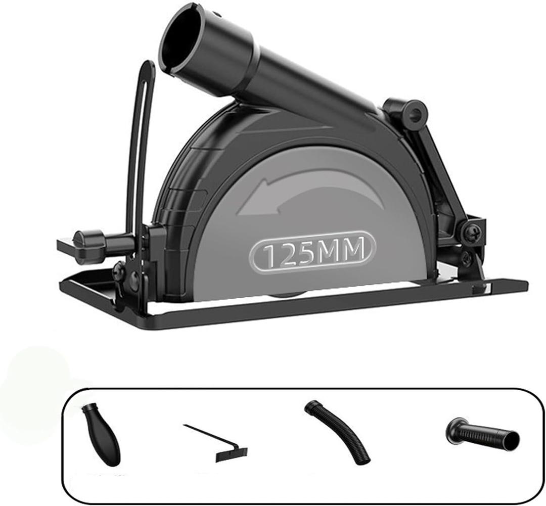 Angle Grinder Stand with 1.65-Inch Bore & Cutter Adapter Bracket - Adjustable Conversion Kit for 4-1/2" Grinders for Secure Metal & Wood Cutting(Check Compatibility)