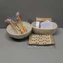 Sourdough Starter Kit-21 Piece Ultimate Bread Baking Supplies Set with Banneton Proofing Basket (9" Round & 10" Oval), Dough Jar, Bread Lame, Whisk & Tools, Complete Sourdough Kit for Beginners