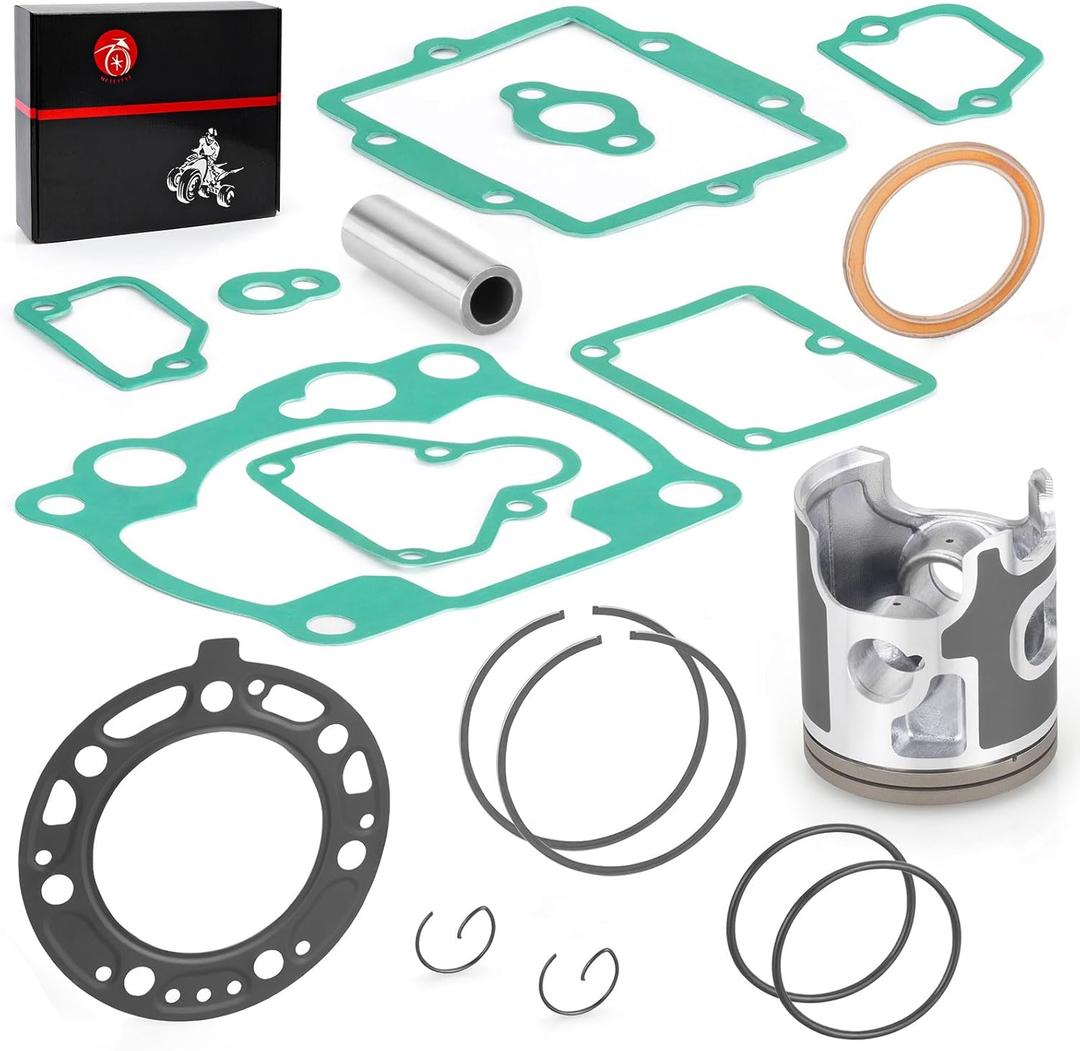 Top End Rebuild Kit STD 66.4mm Piston Ring Gasket For Kawasaki KX250 1993-2003