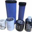 Fuel Filter Kit Compatible with Mahindra 2538 HST & 2638 HST Tractor. Replace 006000455F1, 006000456F1, 006000789B91, E006018618D1, 001081778R93, P169078