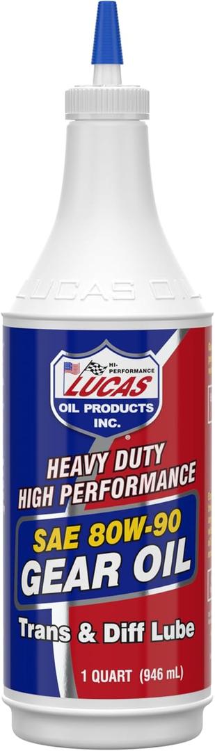 Lucas Oil 10043 SAE 80W-90 Heavy Duty Gear Oil - 1 Quart (Stock)