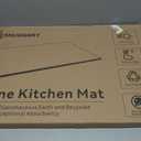 Snuggery Large Stone Drying Mat for Kitchen Counter - 24"x16" Dirt-Resistant Quick Drying Fast Absorbent Non-Slip Diatomite Mat, Natural Diatomaceous Earth Dish Drying Pad for Dish Rack(Dark Grey)
