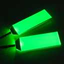 Decorations Acrylic led Light Helmet Lights Cosplay DIY kit RGB Superhero for Men Kids Gifts Green