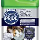 Cat's Pride Max Power: Bacterial Odor Control - Up to 10 Days of Powerful Odor Control - Strong Clumping - 99% Dust Free - Multi-Cat Litter, Scented, 15 Pounds