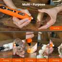 HARDELL Mini Cordless Rotary Tool, 5-Speed and USB Charging with storage case, Multi-Purpose 3.7V Power Rotary Tool for Sanding, Polishing, Drilling, Etching, Engraving, DIY Crafts